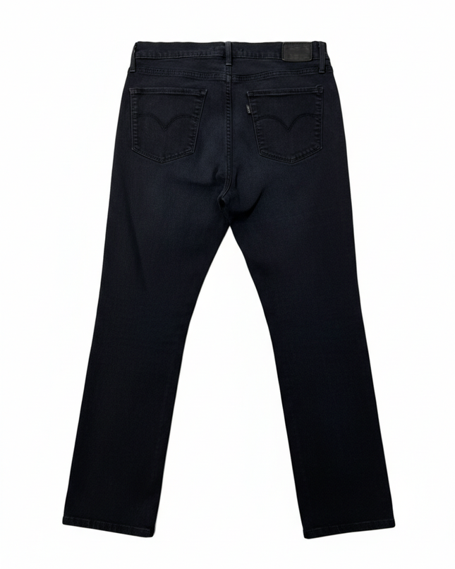 Levi's 724 High Rise Straight Leg Black Jeans