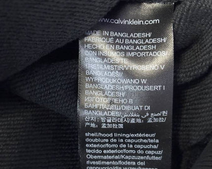 Calvin Klein Jeans Black Monogram Logo Hoodie