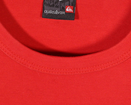 Quiksilver Outlaw Surf Black Logo Red T-Shirt