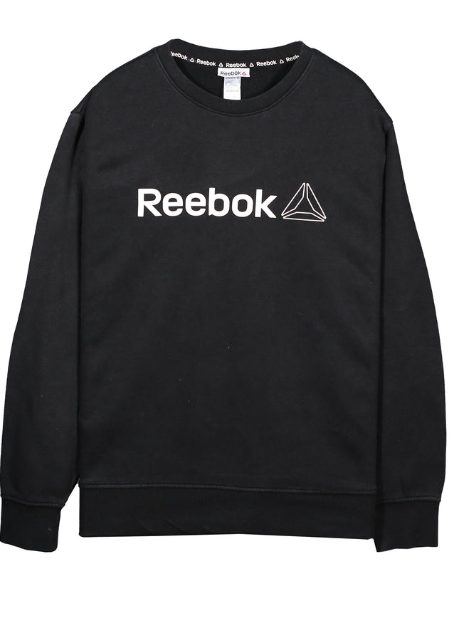 Reebok Black Classic Logo Crewneck Sweatshirt
