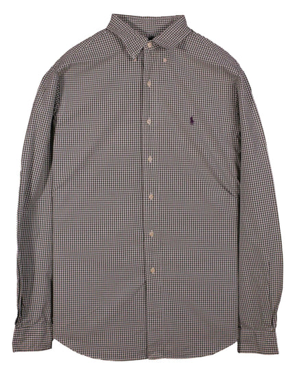 Ralph Lauren Button Down Long Sleeve Checkered Shirt