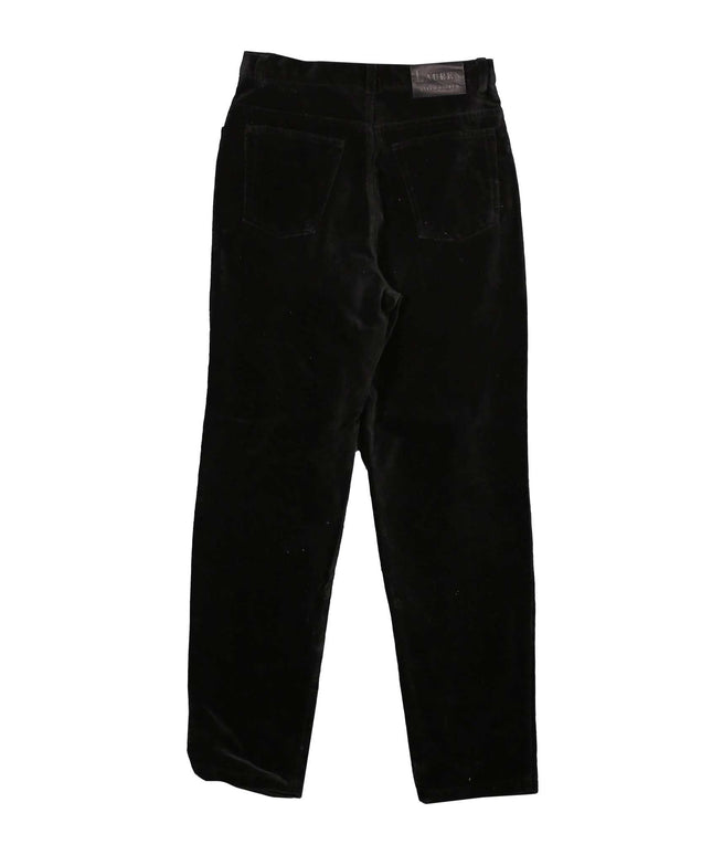 Ralph Lauren Velvet Black Women Jeans