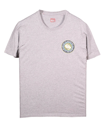 Quiksilver Heather Grey Graphic Logo T-Shirt