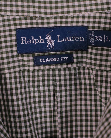 Ralph Lauren Button Down Long Sleeve Checkered Shirt