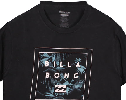 Billabong Black Tropical Graphic Box Logo T-Shirt