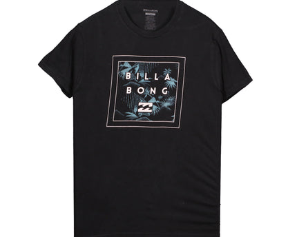 Billabong Black Tropical Graphic Box Logo T-Shirt