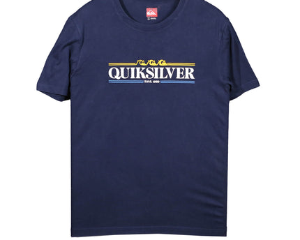 Quiksilver Estd. 1969 Graphic Print Navy Blue T-Shirt