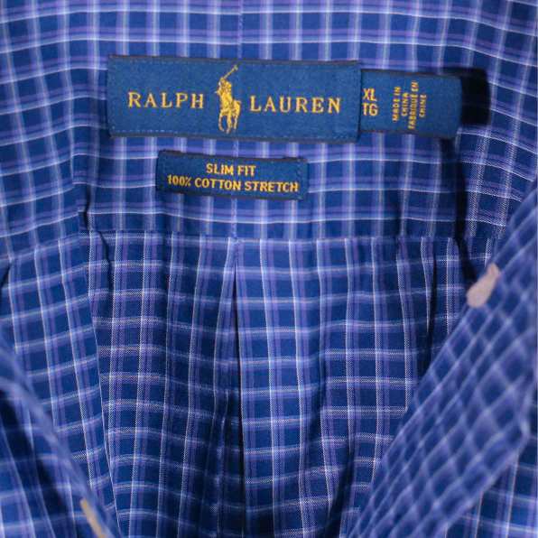 Ralph Lauren VTG Button Up Blue Shirt