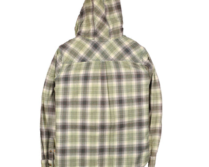 Carhartt Youth Flannel Green Hooded Shirt