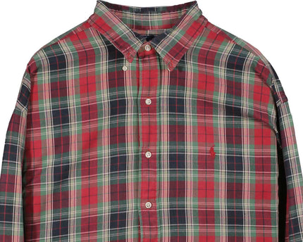 Ralph Lauren Plaid Soft Cotton Button Up Long Sleeve Shirt