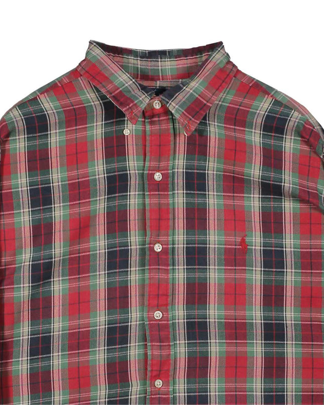 Ralph Lauren Plaid Soft Cotton Button Up Long Sleeve Shirt
