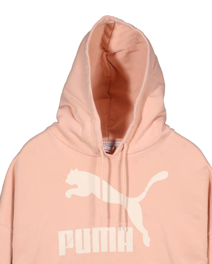 Puma Oversized Long Sleeve Pink Hoodie