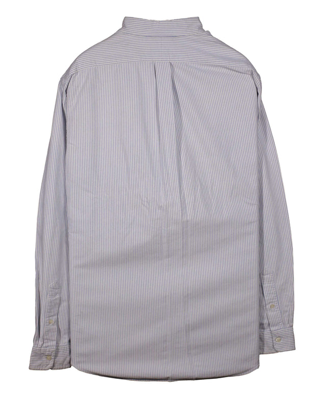 Ralph Lauren Classic Long Sleeve Light Blue Striped Shirt