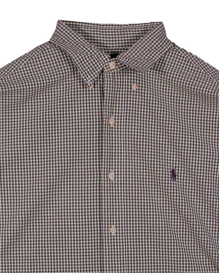Ralph Lauren Button Down Long Sleeve Checkered Shirt
