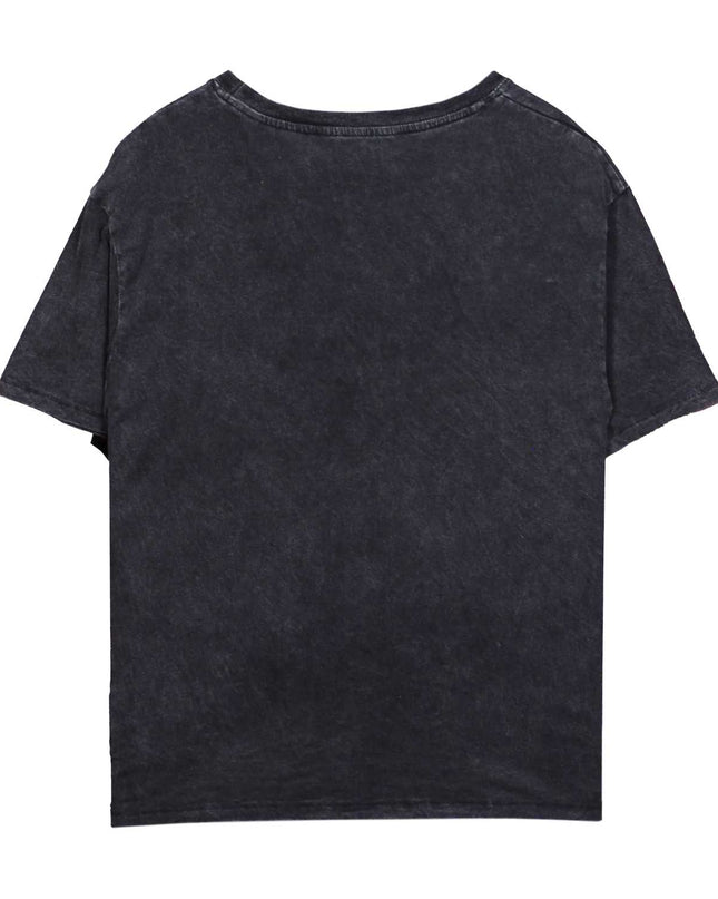 Whitney Houston 80s Retro Graphic Washed Charcoal T-Shirt