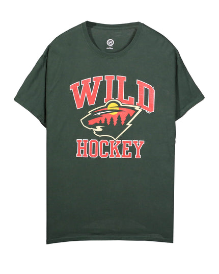 Official NHL Minnesota Wild Collegiate Forest Green T-Shirt