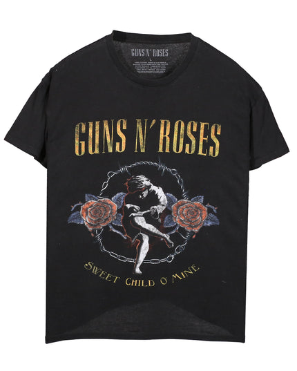 Guns N' Roses Sweet Child O Mine Band Black T-Shirt