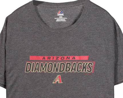Majestic MLB Arizona Diamondbacks Charcoal Gray Graphic T-Shirt
