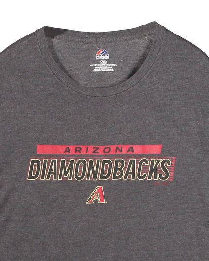 Majestic MLB Arizona Diamondbacks Charcoal Gray Graphic T-Shirt