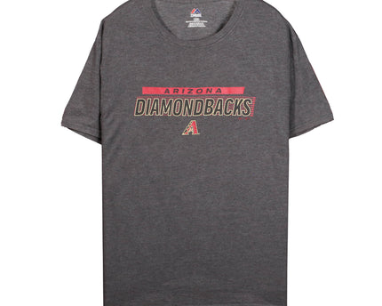 Majestic MLB Arizona Diamondbacks Charcoal Gray Graphic T-Shirt