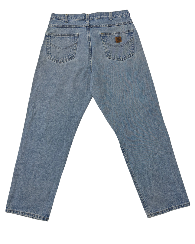 Vinatge Carhartt Relaxed Straight Leg Light Wash Denim Jeans