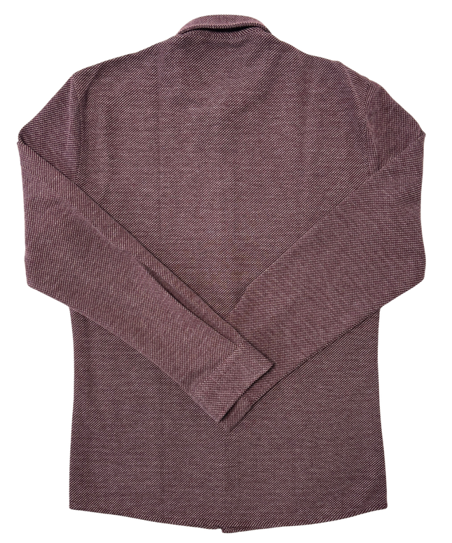 U.S. Polo Assn. Burgundy Textured Knit Shirt - S