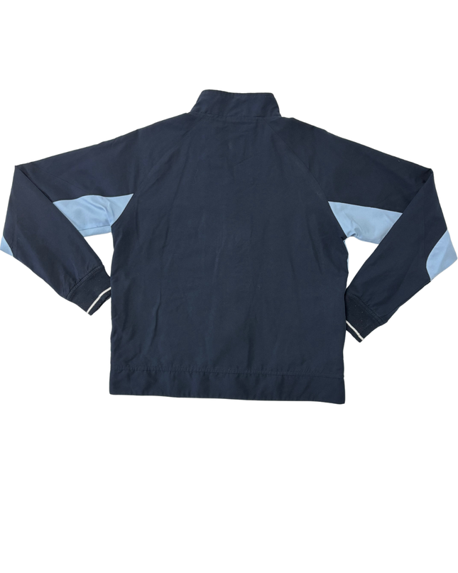 Reebok Navy Blue & Light Blue Full-Zip Track Jacket