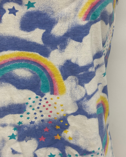 Knit Rainbow Cloud & Star Multicolor Cotton Camisole Top