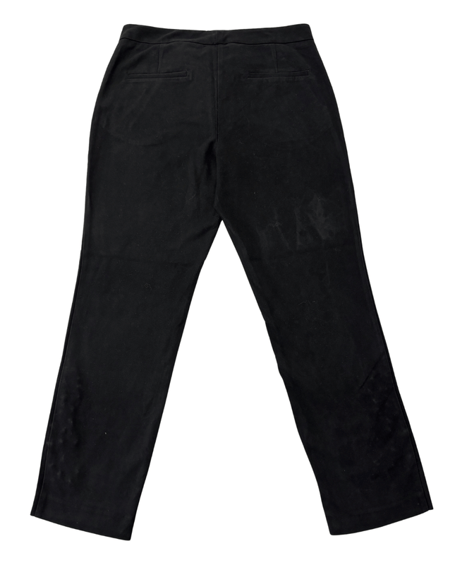 ZARA Black Slim Fit Pearl and Stud Embellished Ankle Trousers