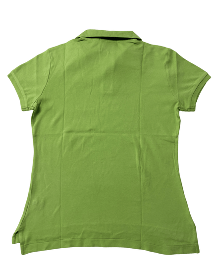 Ralph Lauren Short Slim Fit Lime Green Pique Polo Shirt