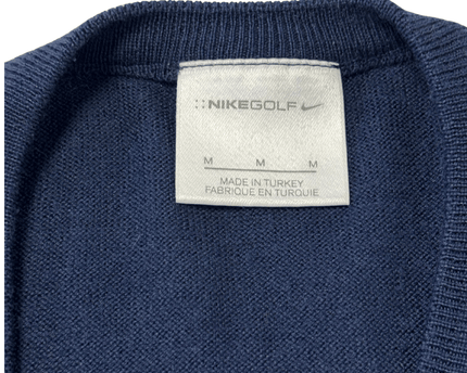 NIKEGOLF V-Neck Knit Golf Sweater Navy Men's