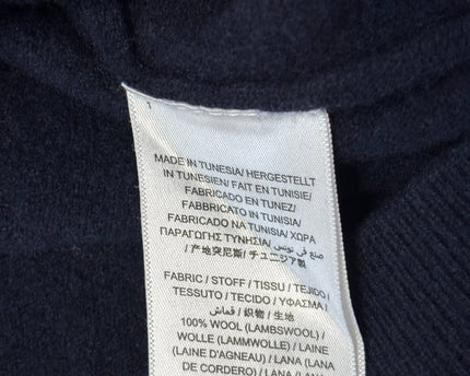 Gant Navy Blue Super Fine Lambswool Crewneck Sweater