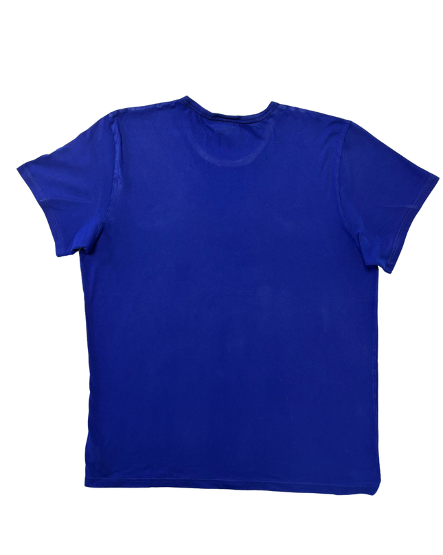 Calvin Klein Bold Logo Royal Blue Cotton T-Shirt- L