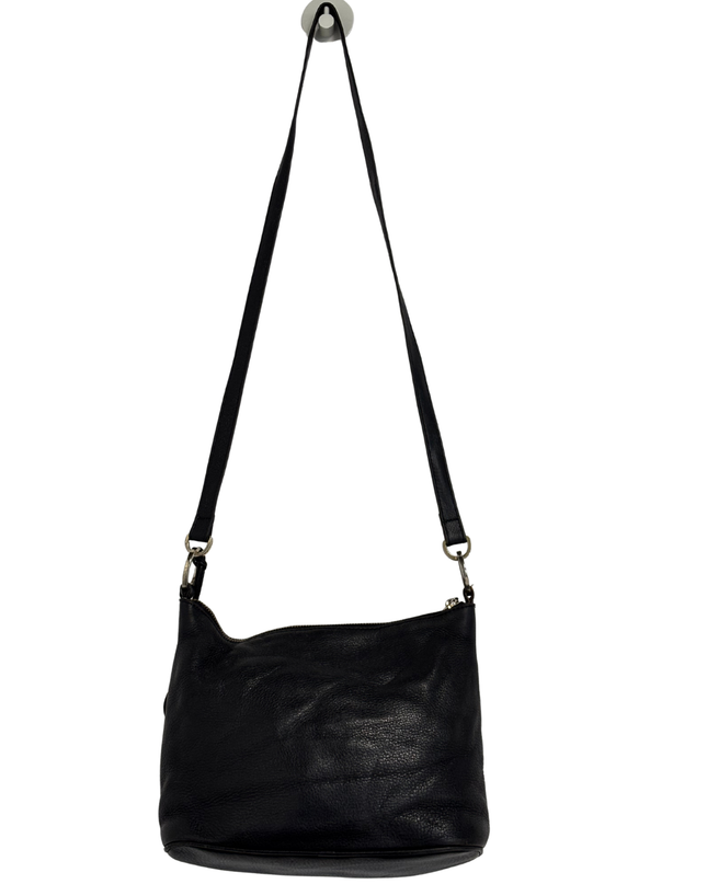 Michael Kors Black Pebbled Leather Small Crossbody Bag