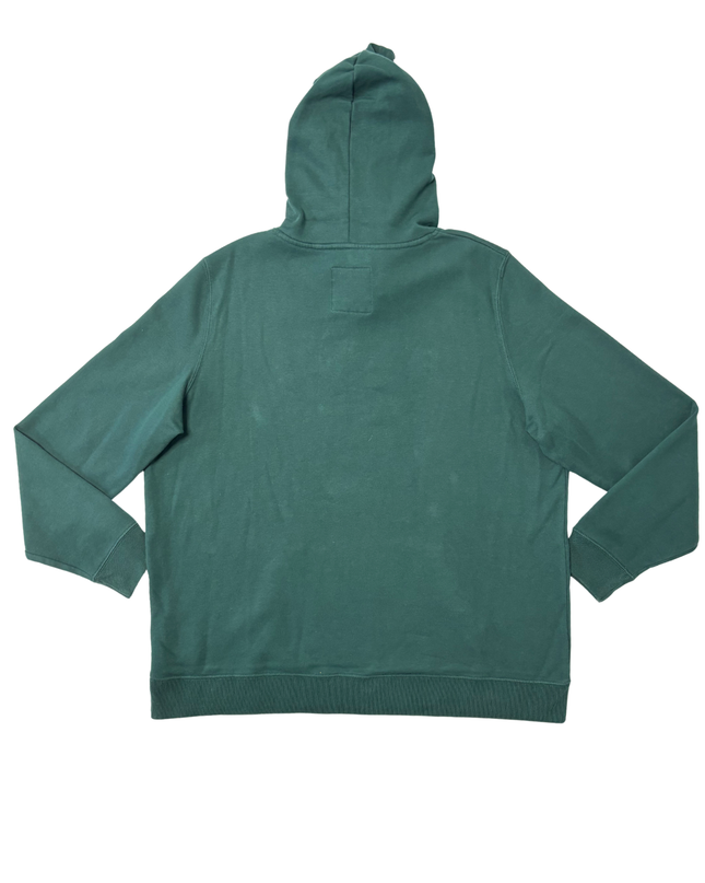 Hollister California Forest Green Embroidered Logo Hoodie