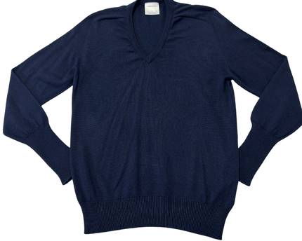 NIKEGOLF V-Neck Knit Golf Sweater Navy Men's