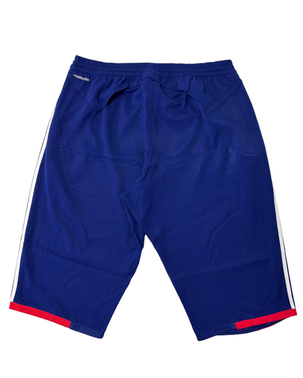 Adidas France FFF Blue ClimaCool 3-Stripes Football Shorts - XL | Waist: 36"