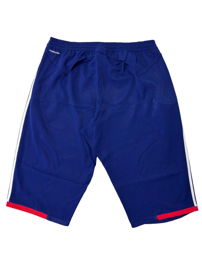 Adidas France FFF Blue ClimaCool 3-Stripes Football Shorts - XL | Waist: 36"
