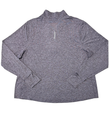 Nike Dri-FIT Heather Gray Running Quarter-Zip Pullover