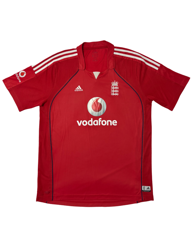 COLLECTIBLE Adidas England Cricket Vodafone Red Home Jersey