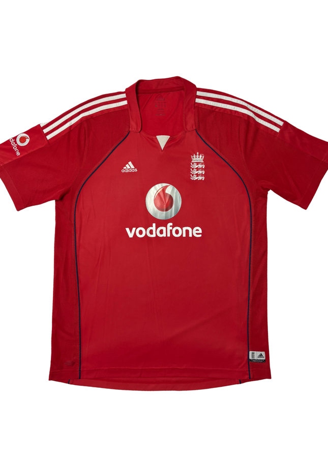 COLLECTIBLE Adidas England Cricket Vodafone Red Home Jersey