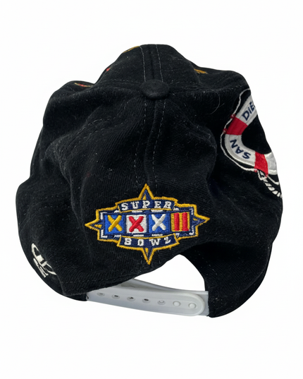 Vintage Denver Broncos Super Bowl XXXII Champions Logo Athletic Snapback Cap