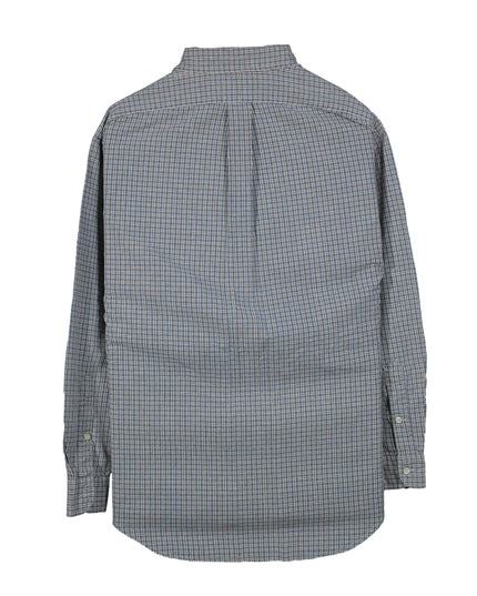 Ralph Lauren Vintage Check Plaid Blake Long Sleeve Cotton Shirt