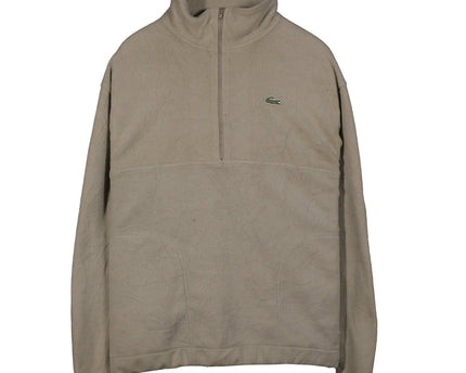Lacoste 1/4 Zip Fleece Light Beige Sweater