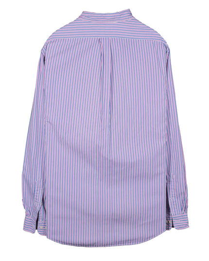 Ralph Lauren Cotton Striped Long Sleeve Purple Shirt