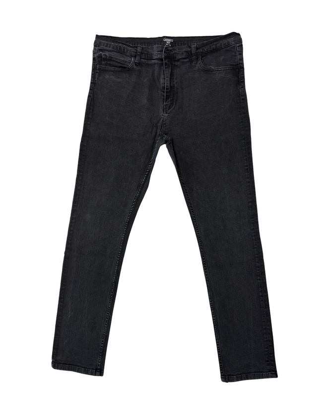 Carhartt WIP Black Slim Fit Jeans - L | Waist: 36"
