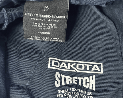 Dakota Stretch Navy Blue Utility Cargo Pants