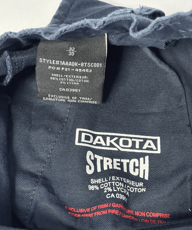Dakota Stretch Navy Blue Utility Cargo Pants