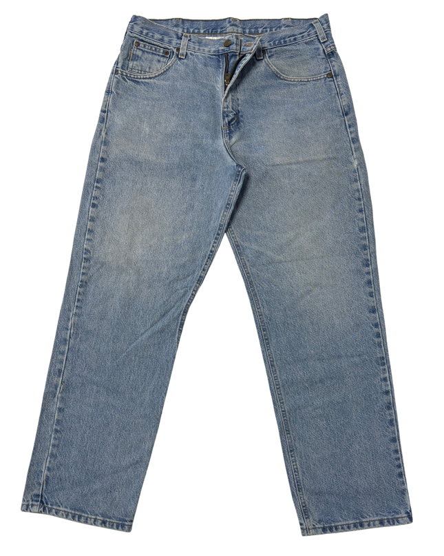 Vinatge Carhartt Relaxed Straight Leg Light Wash Denim Jeans