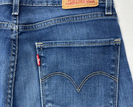 Levi's Blue 721 High Rise Skinny Jeans